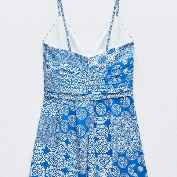 Zara ruched print romper - Picture 4 of 4